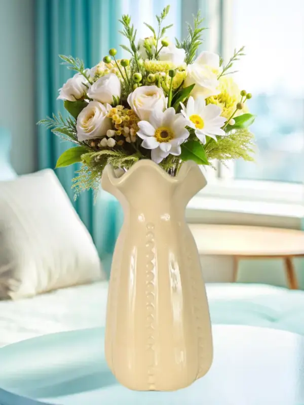 Ваза керамическая для цветов и сухоцветов 22 см