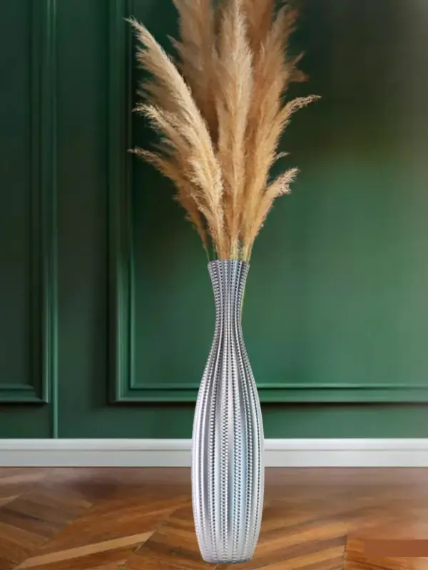 Ваза деревянная напольная для сухоцветов 82 см