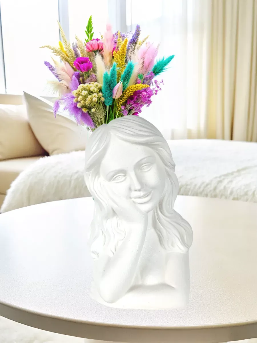 Ваза керамическая для сухоцветов 23 см