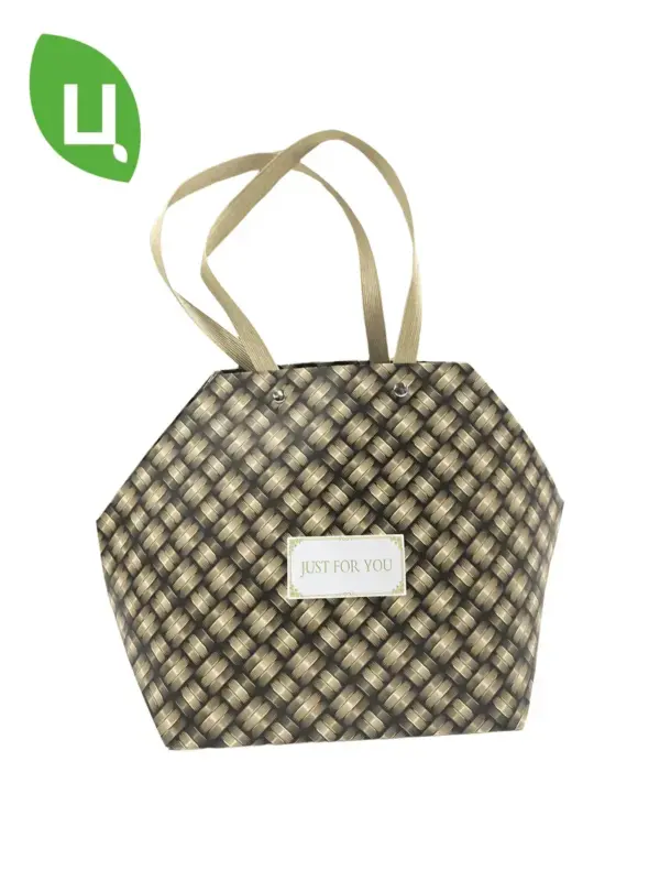 Сумка для цветов, маленькая Клетка 19X29.5X11.5см