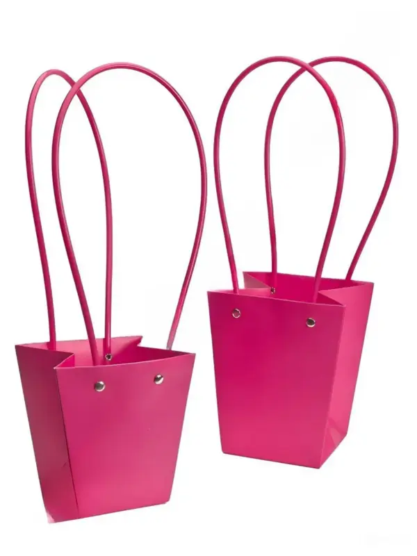 Сумка для цветов, подарочный плайм пакет 9.5*9.5*13 10 шт