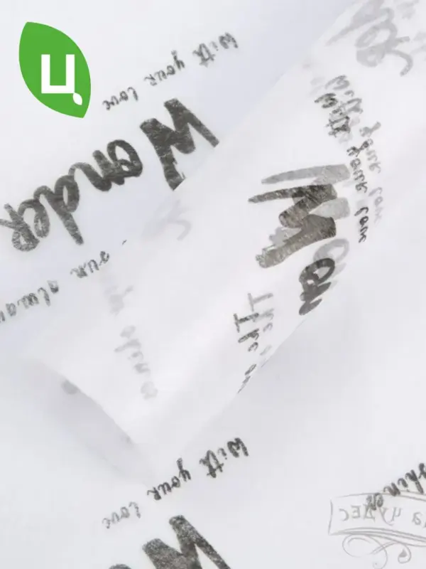 Пленка Матовая с надписью 10м Письмо Чёрный на белом