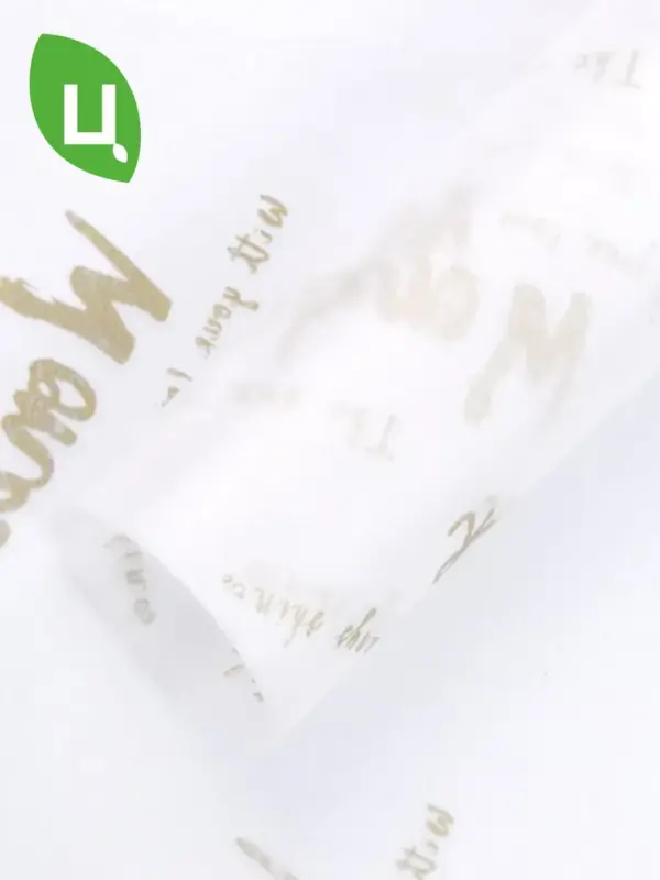 Пленка Матовая с надписью 10м Письмо Золото на белом