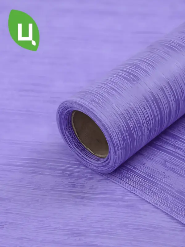 Фетр ламинированный ПОЛОСКИ сиреневый 53см*15ярд