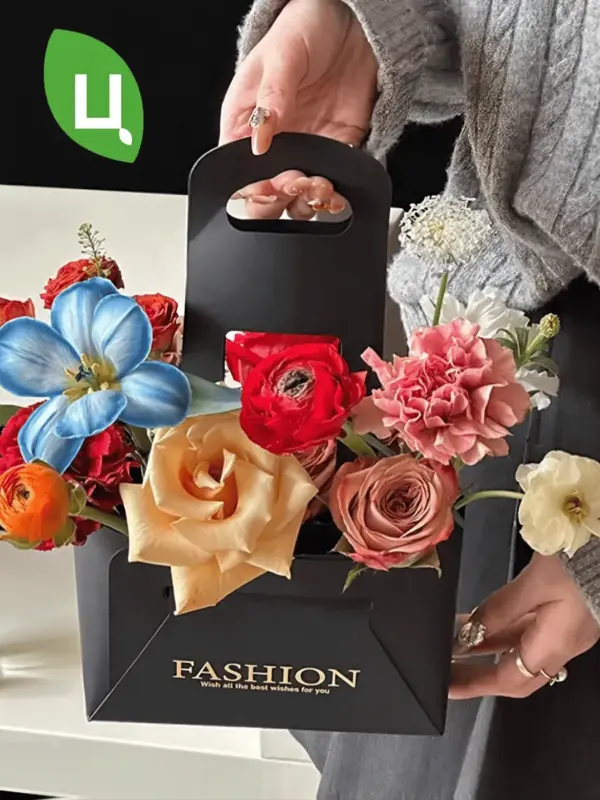 Сумка подарочная плайм пакет Уланчаб 21*11*30 см 1 шт черная