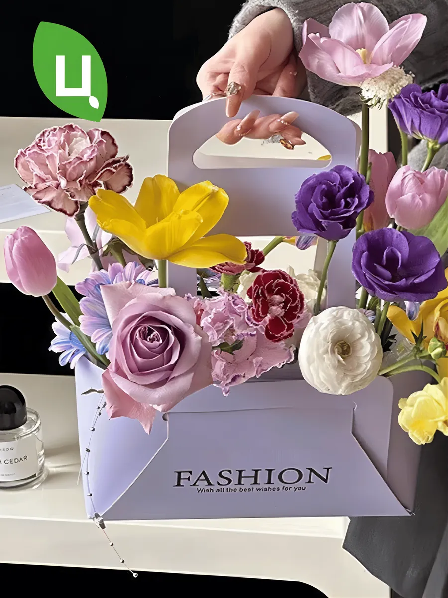 Сумка подарочная плайм пакет Уланчаб 21*11*30 см 1 шт фиолет