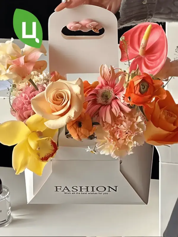 Сумка подарочная плайм пакет Уланчаб 21*11*30 см 1 шт белая