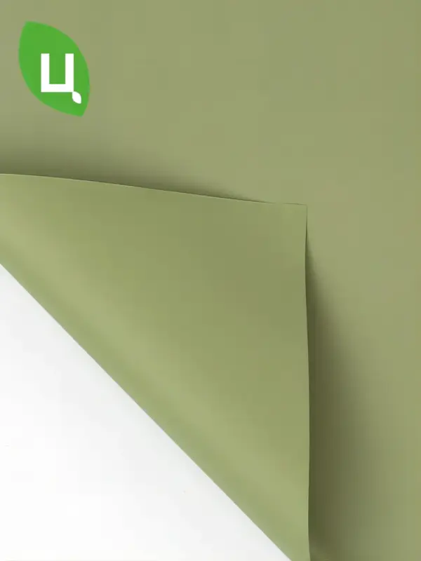 Бумага (пленка) упаковочная Нагчу зеленая 58*58см 20шт