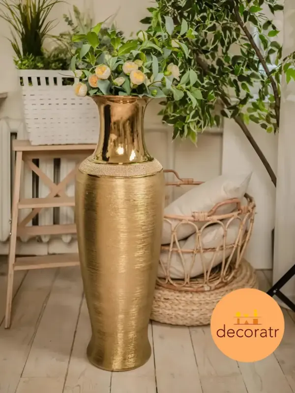 Ваза керамическая для цветов и сухоцветов 26*88 см