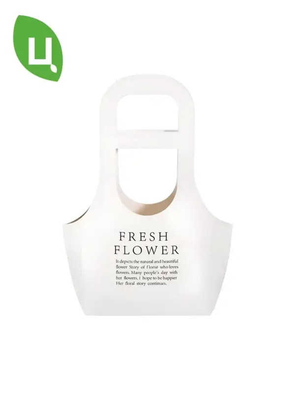 Сумка подарочная плайм пакет 17*7,5*32,5 см 10 шт белая