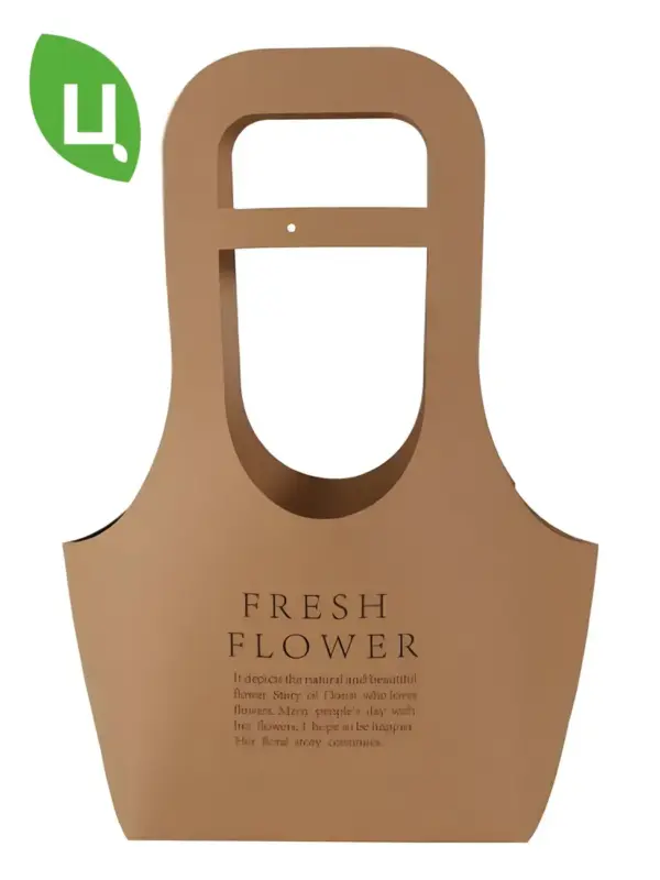 Сумка подарочная плайм пакет 22*10*40 см 10 шт корич