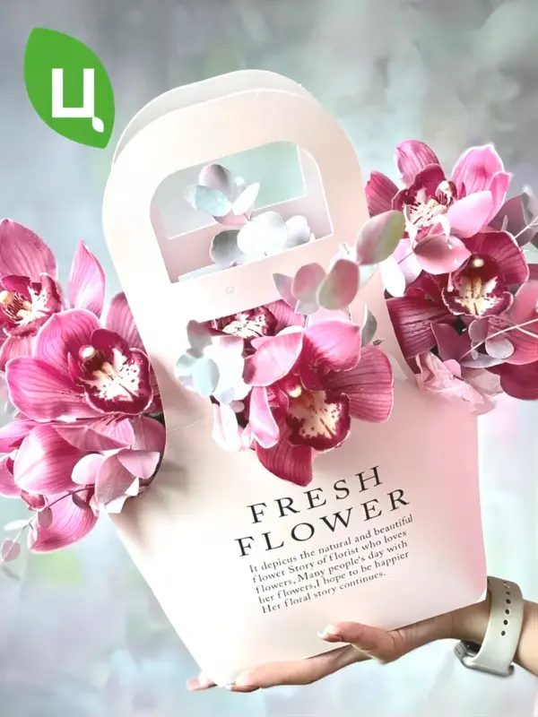 Сумка подарочная плайм пакет 22*10*40 см 10 шт белая