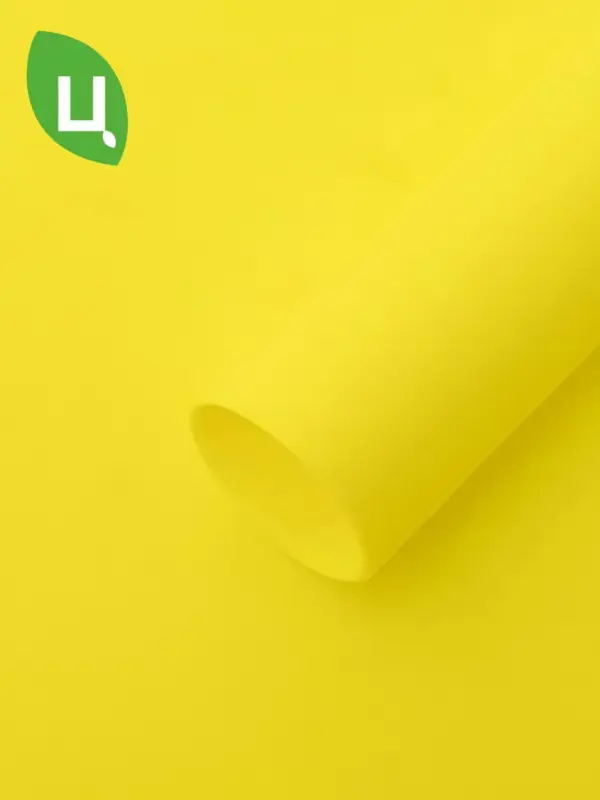 Бумага (пленка) упаковочная Ёнъин Желтый 60*60см 20 шт