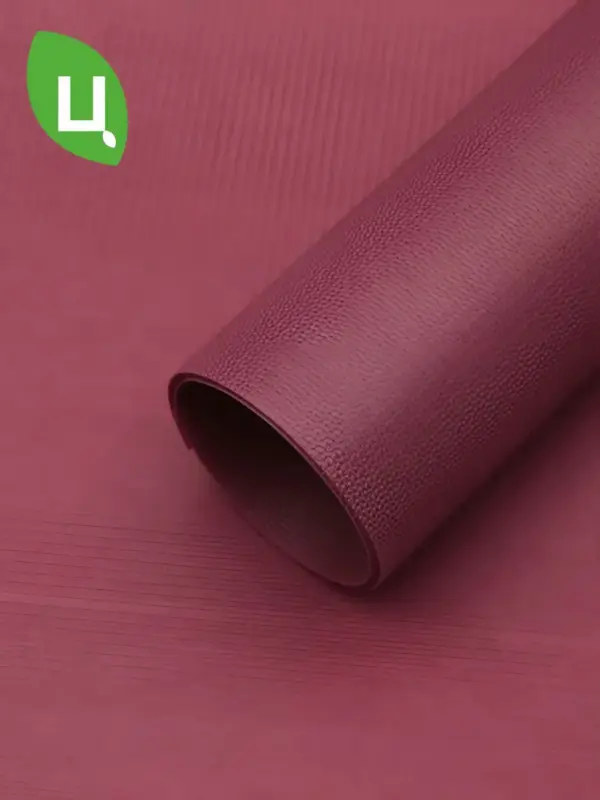 Бумага (пленка) упаковочная Ёнъин Бордовый 60*60см 20 шт