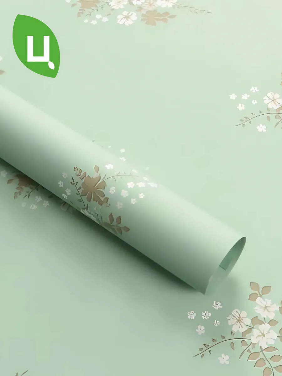 Бумага упаковочная Кванджу Зеленый 57*57см 20 шт