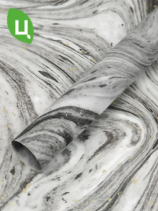 Пленка Матовая 58*58 см Перелив Мерцание серый 20 шт