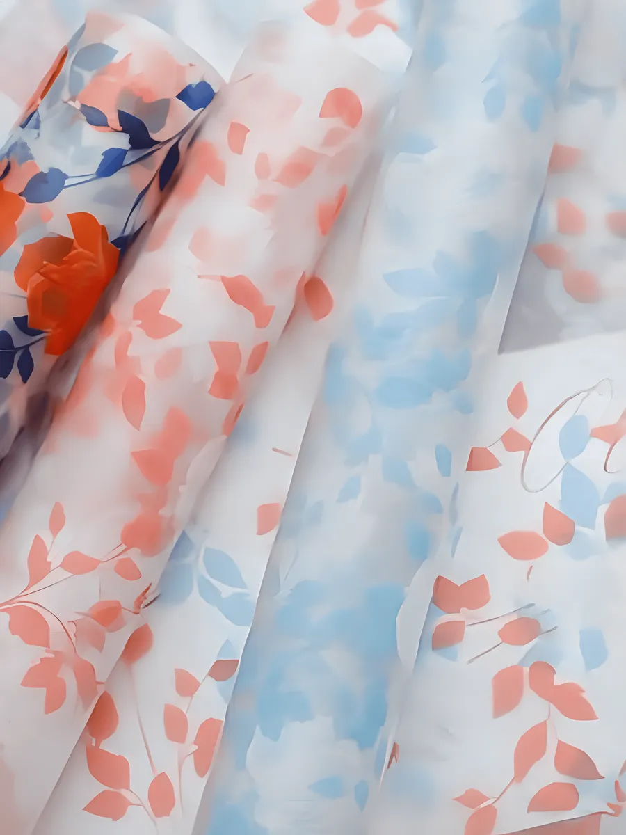 Бумага упаковочная Ульсан Розовый 56*56см 20 шт — изображение 2