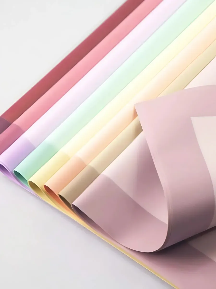 Листовая пленка широкий кант 50мкр Красный 60*60 см 20л — изображение 2