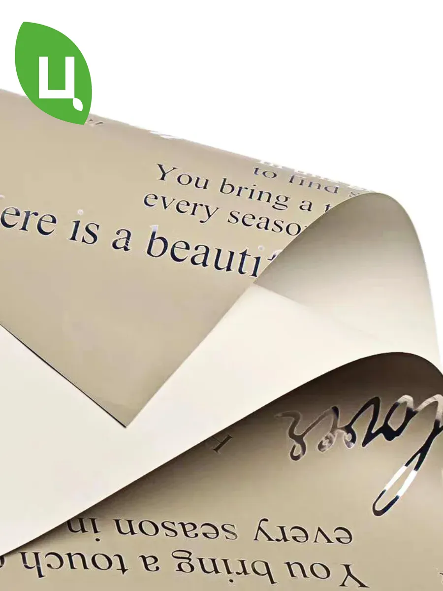 Упаковочная бумага для цветов пленка плотная 10*0,6м корич — изображение 2