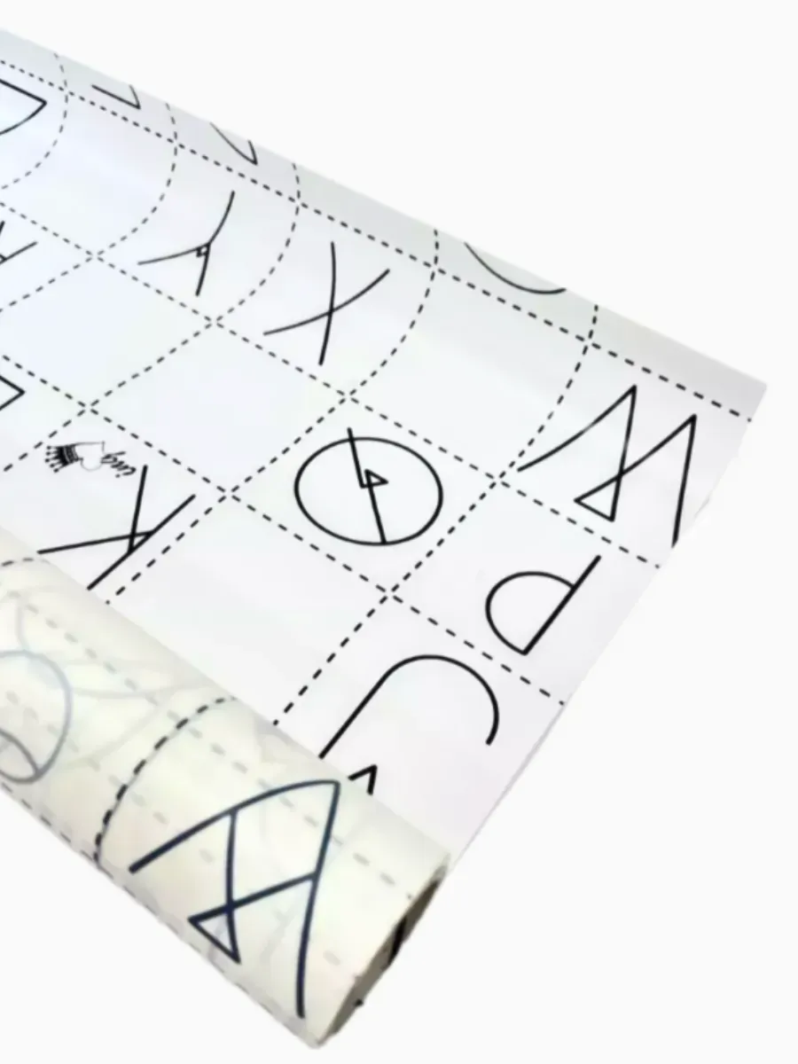 Упаковочная бумага (пленка) для подарков 10м*0,6м белая — изображение 2