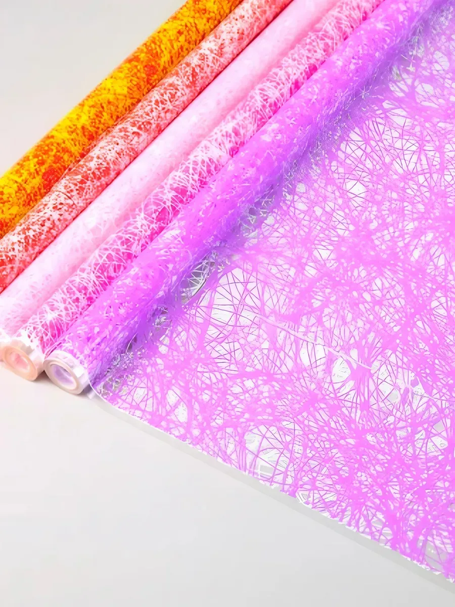 Пленка Коллекция ПАУТИНКА фиолетовый 700мм/200 — изображение 2