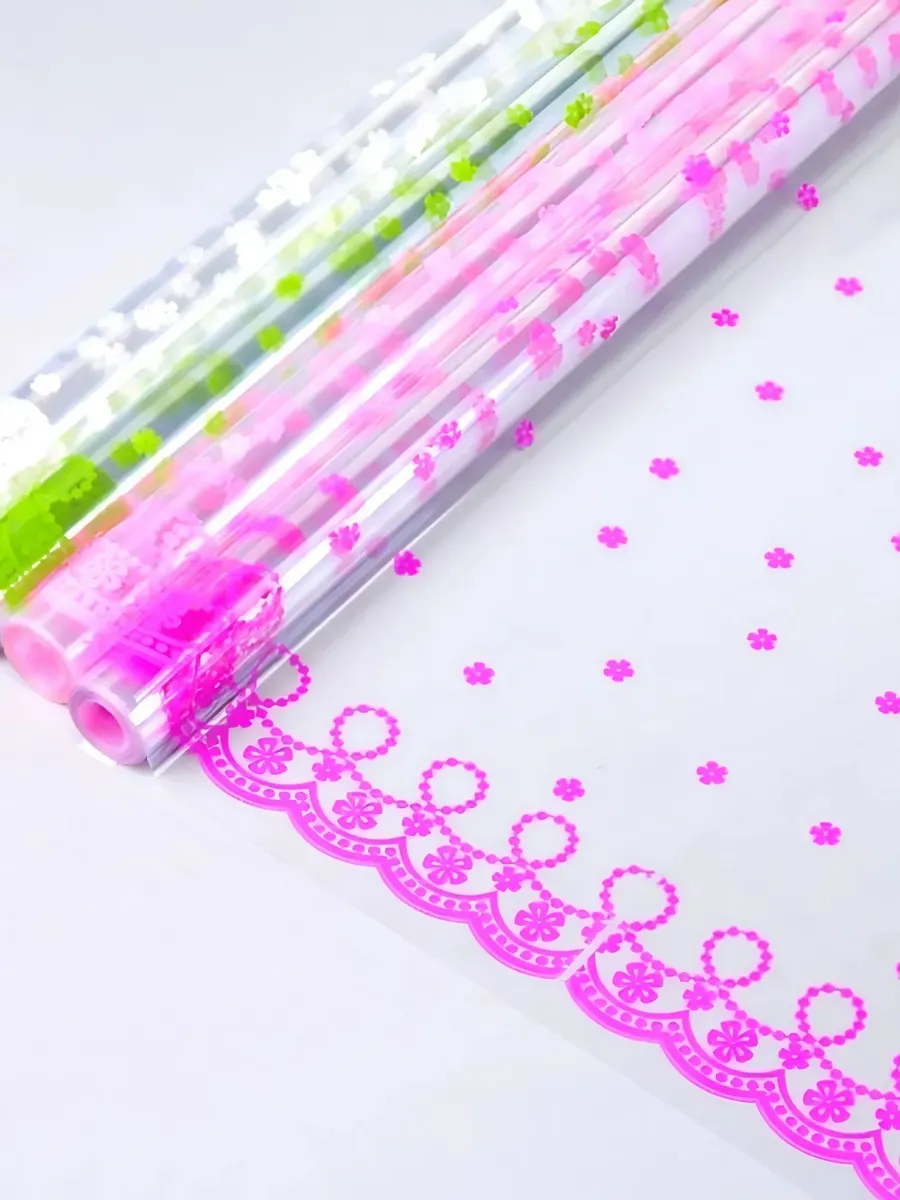 Пленка упаковочная КЛАССИКА розовый 700мм/200 — изображение 2