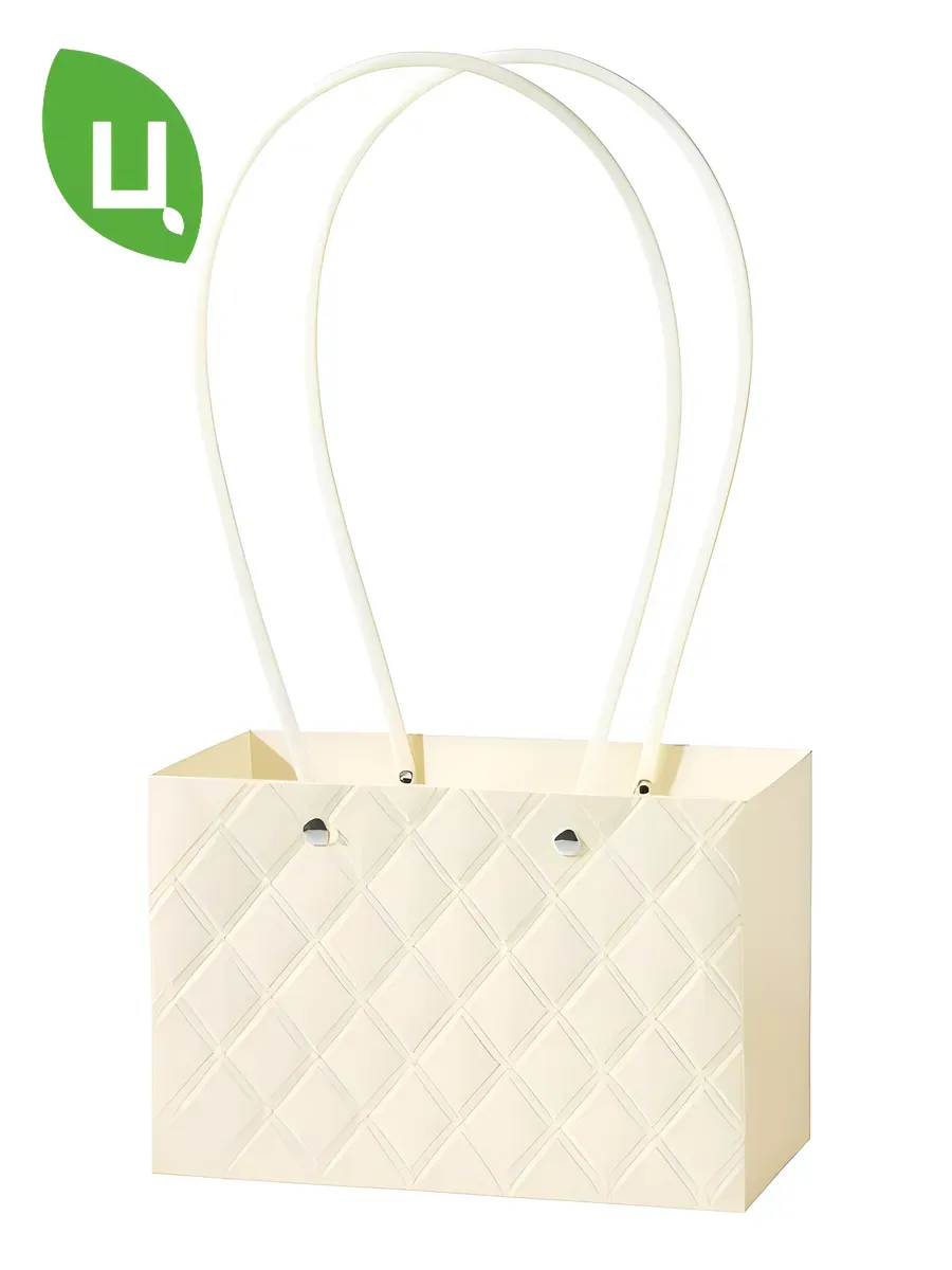 Сумка для цветов подарочный плайм пакет 12x18x10 см 10 шт — изображение 2