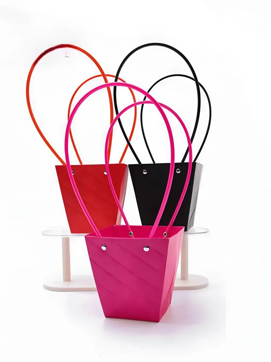 Сумка подарочная плайм пакет 12 ,5*12*8*8 см 10 шт черная — изображение 2