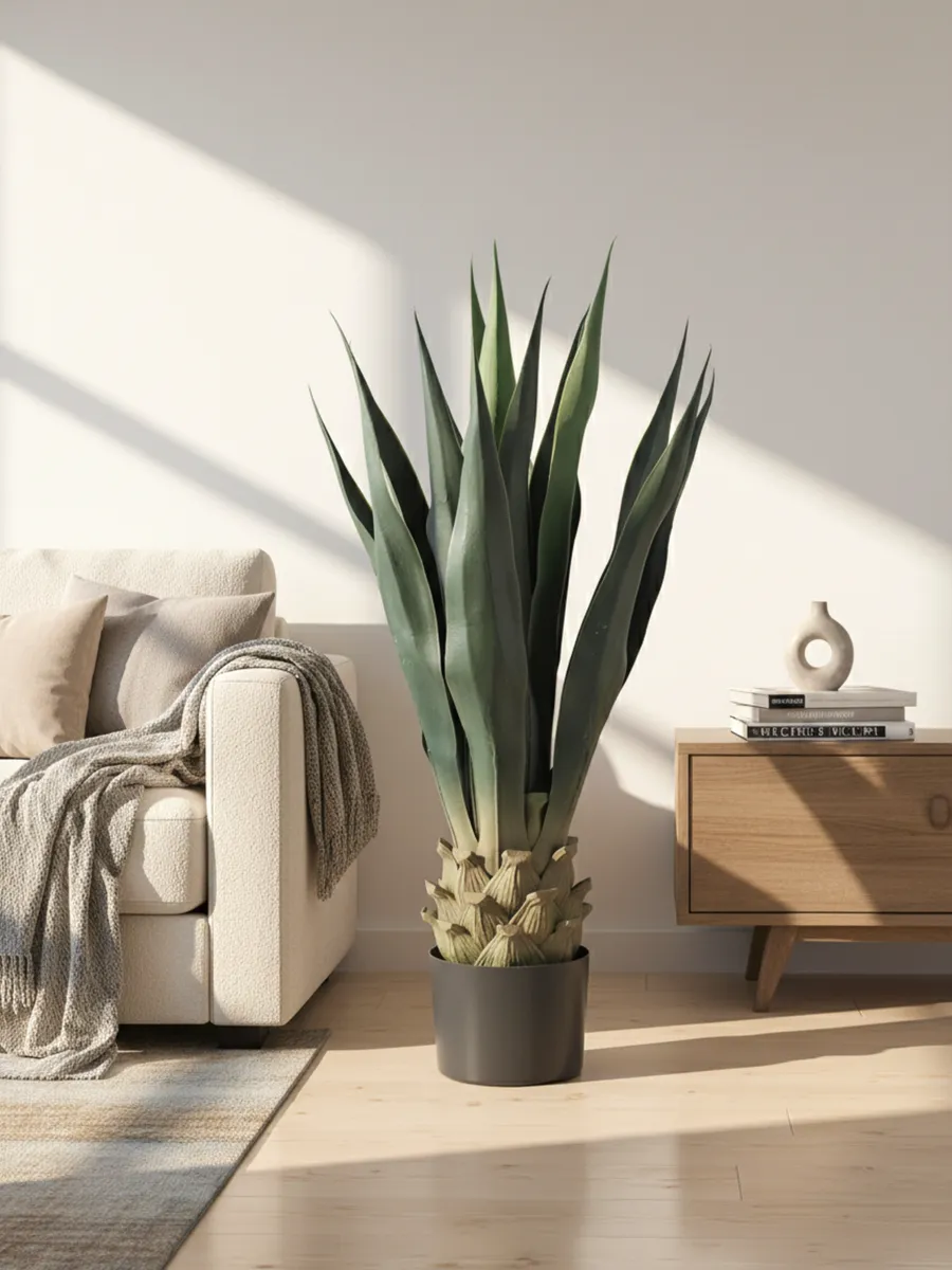 Агава искусственная декоративная для интерьера 100см — изображение 2