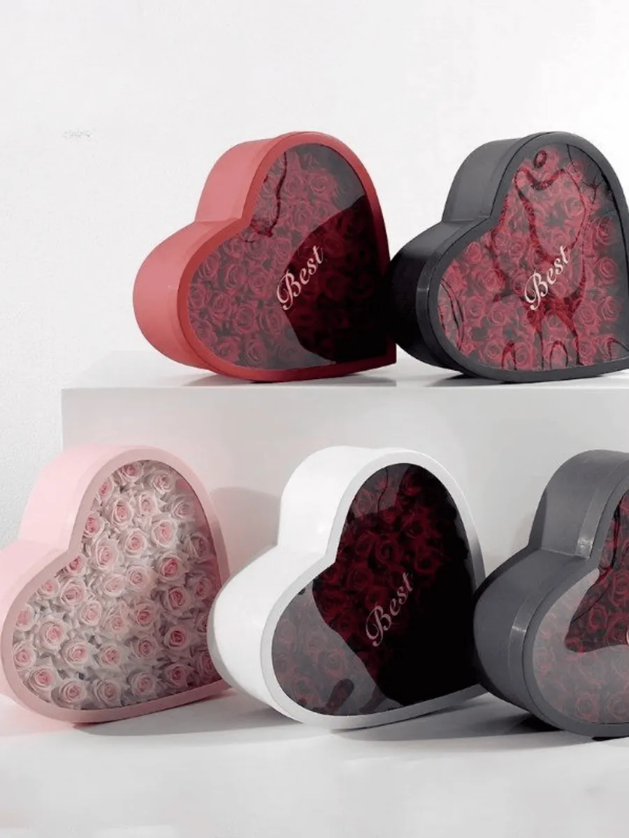 Коробки подарочные Динси красные L:38*15см/S:36*14см 2шт — изображение 2