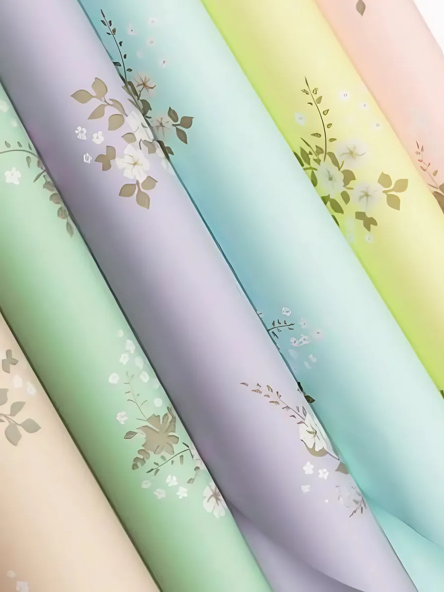 Бумага упаковочная Кванджу Зеленый 57*57см 20 шт — изображение 2