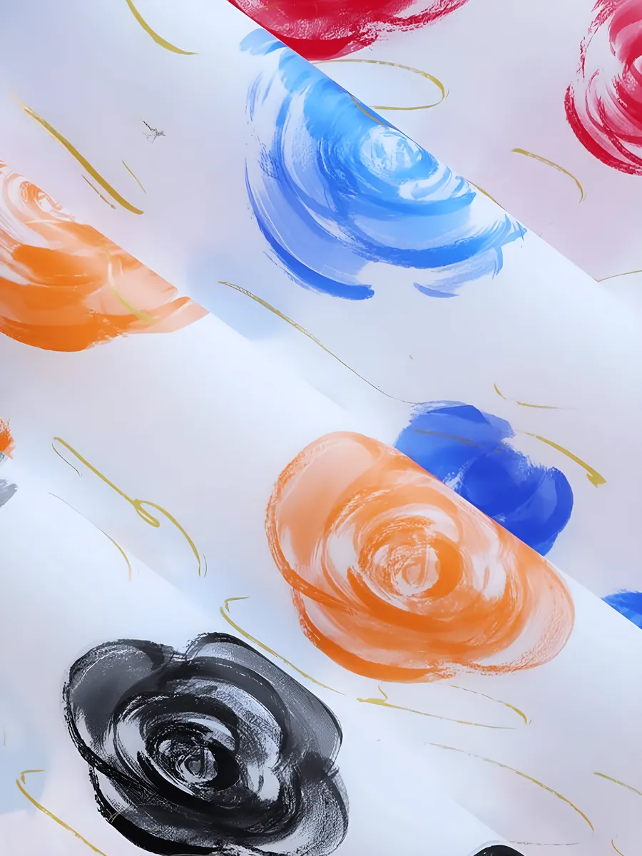 Пленка подарочная Rose в упаковке Розовый 58*58 см 20 шт — изображение 3