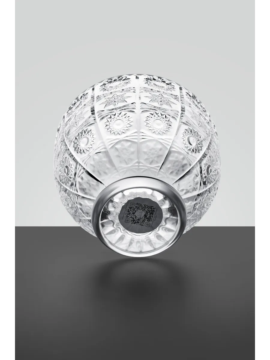 Фруктовница ваза стеклянная хрустальная для фруктов 11 см — изображение 4