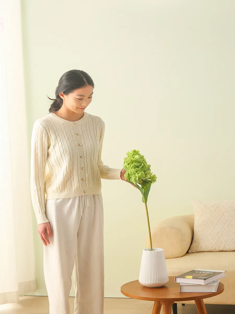 Искусственные цветы гортензия Рил-Тач для декора 70 см — изображение 4