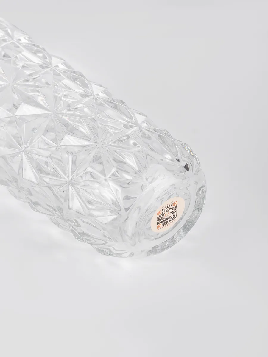 Ваза стеклянная для цветов и сухоцветов 27,5 см — изображение 4