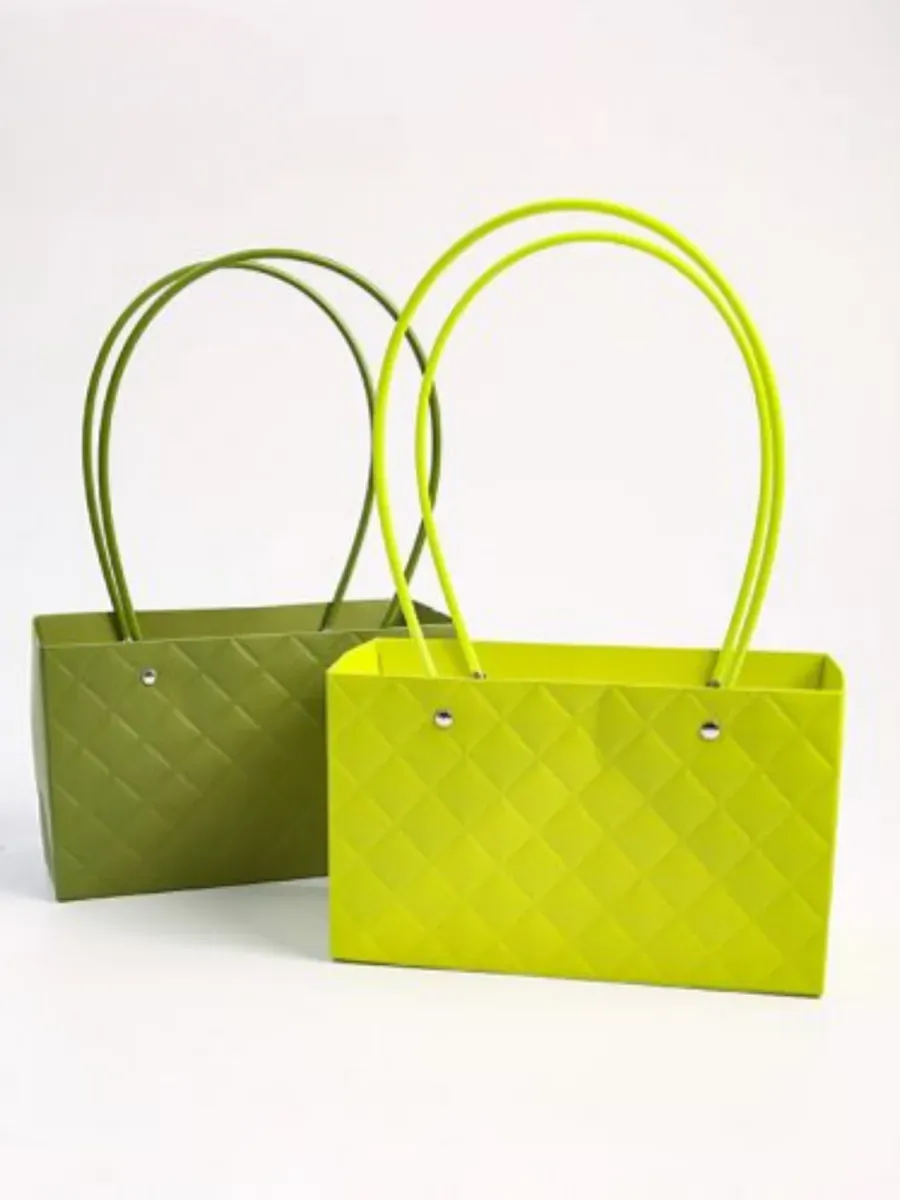 Сумка подарочная плайм пакет 22*13,5*10 см 10 шт желтая — изображение 4