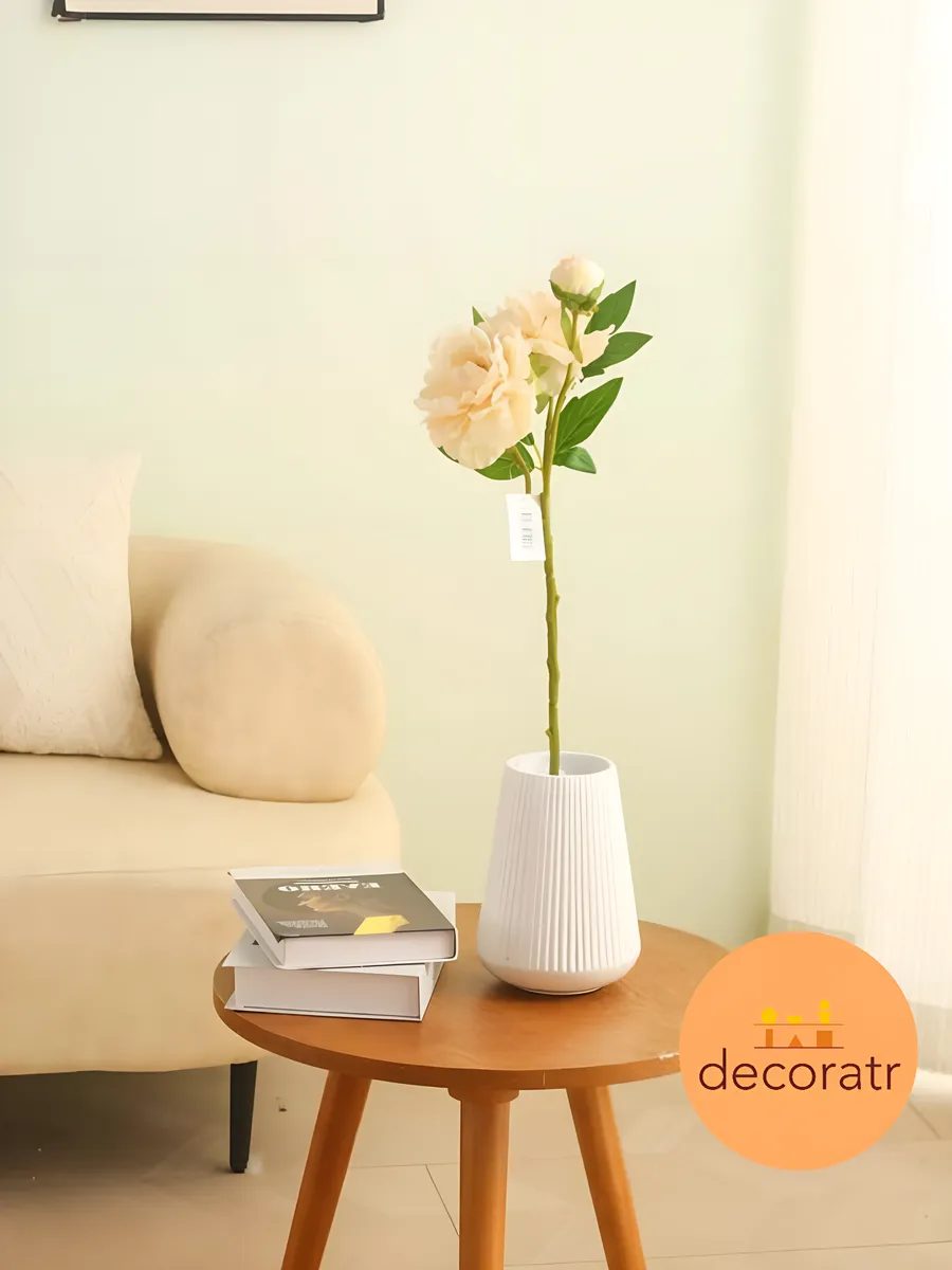 Пионы искусственные букет Real Touch для декора 63см 1 шт — изображение 4